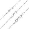 Flat Soho Rolo Chain Necklace in Sterling Silver
