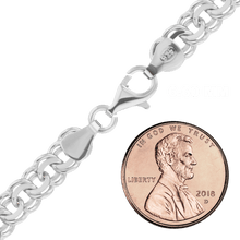 Load image into Gallery viewer, Grand St. Garibaldi Chain Anklet in Sterling Silver
