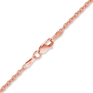 Chelsea Cable Anklet in 18K Rose Gold