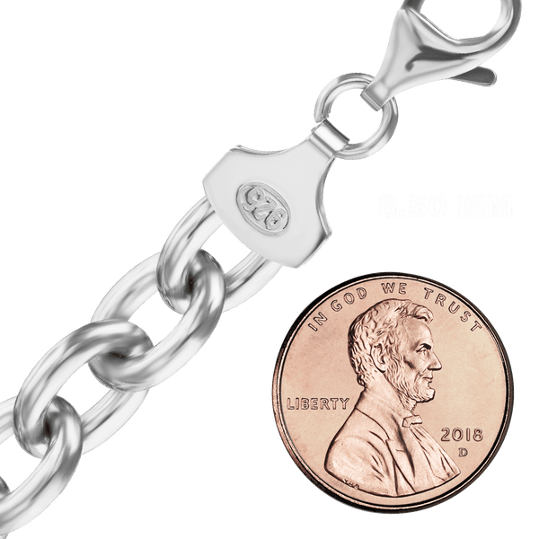 Chelsea Cable Chain Bracelet in Sterling Silver