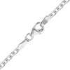 Chelsea Cable Chain Anklet in Sterling Silver