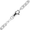 Hester St. Heavy Textured Cable Chain Necklace in Sterling Silver