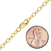 Load image into Gallery viewer, Clinton St. Cable Anklet in 14K Yellow Gold

