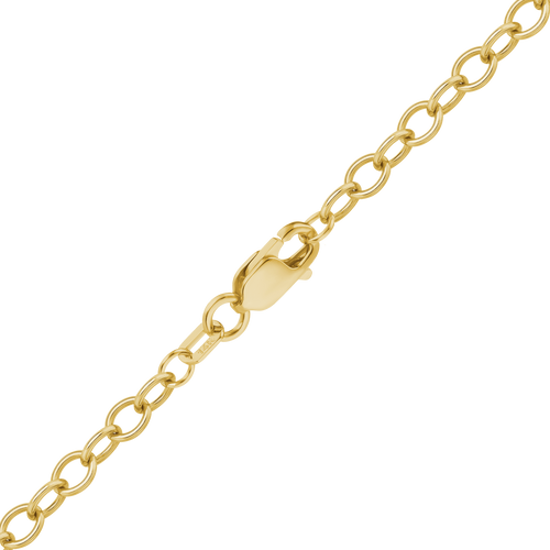 Clinton St. Cable Anklet in 14K Yellow Gold