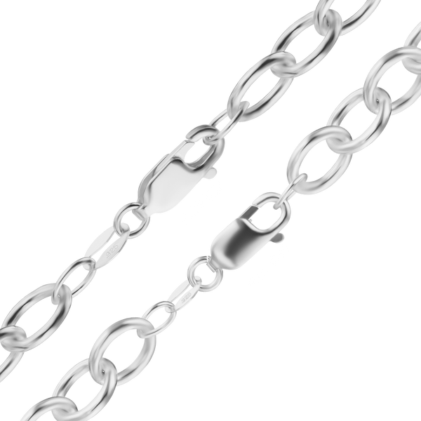 Clinton St. Cable Chain Bracelet in Sterling Silver
