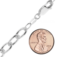 Load image into Gallery viewer, Clinton St. Cable Chain Bracelet in Sterling Silver
