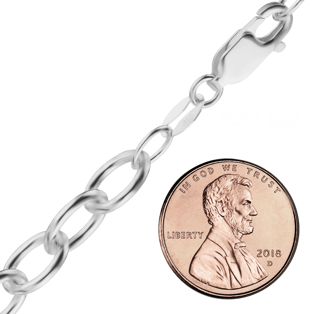 Clinton St. Cable Chain Bracelet in Sterling Silver