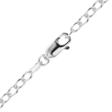 Load image into Gallery viewer, Clinton St. Cable Chain Necklace in Sterling Silver
