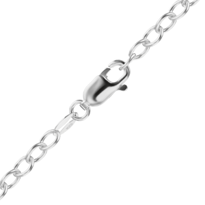 Clinton St. Cable Chain Necklace in Sterling Silver