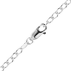 Clinton St. Cable Chain Anklet in Sterling Silver