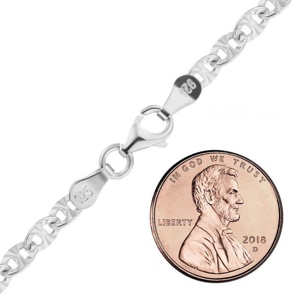 Mulberry St. Mariner Cable Chain Necklace in Sterling Silver