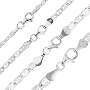 Mulberry St. Mariner Cable Chain Necklace in Sterling Silver