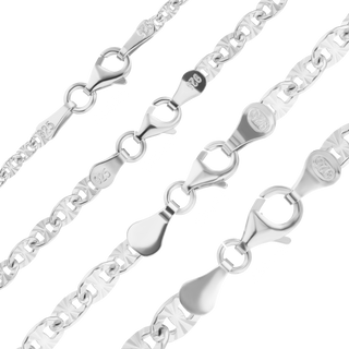 Mulberry St. Mariner Cable Chain Necklace in Sterling Silver