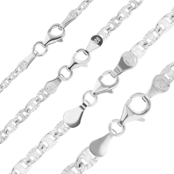 Mulberry St. Mariner Cable Chain Necklace in Sterling Silver