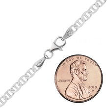 Load image into Gallery viewer, Madison Ave. Mariner Chain Anklet in Sterling Silver
