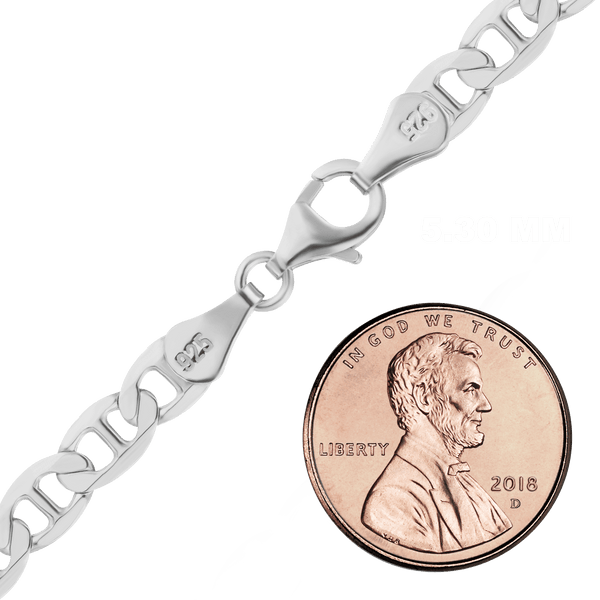 Madison Ave. Mariner Chain Bracelet in Sterling Silver
