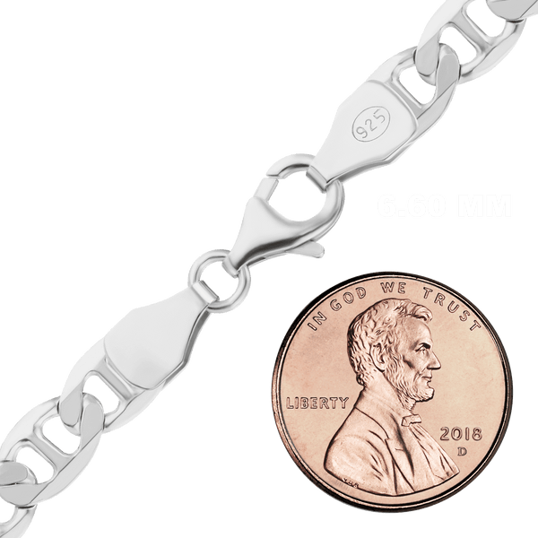 Madison Ave. Mariner Chain Necklace in Sterling Silver