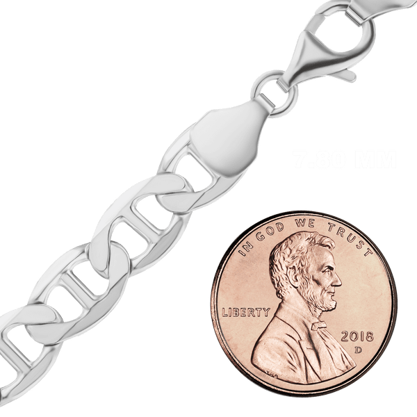 Madison Ave. Mariner Chain Bracelet in Sterling Silver