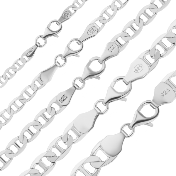 Madison Ave. Mariner Chain Bracelet in Sterling Silver