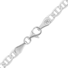 Madison Ave. Mariner Chain Anklet in Sterling Silver