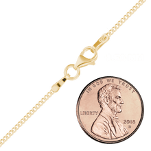 Load image into Gallery viewer, Bowery Curb Chain Necklace in Sterling Silver 18K Yellow Gold Finish
