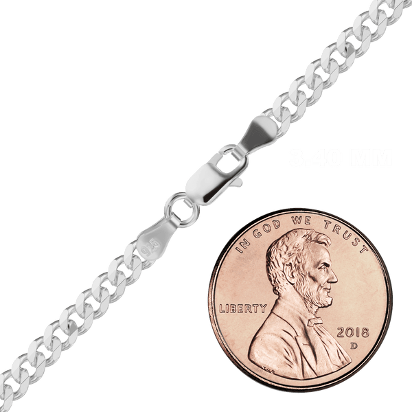 Bowery Curb Chain Bracelet in Sterling Silver