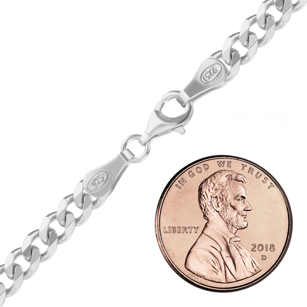 Bowery Curb Chain Necklace in Sterling Silver