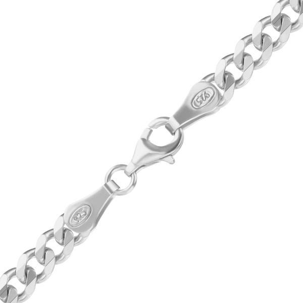 Bowery Curb Chain Necklace in Sterling Silver