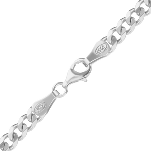 Bowery Curb Chain Necklace in Sterling Silver