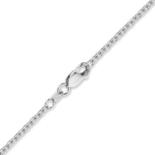 Load image into Gallery viewer, Canal St. Cable Anklet in 14K White Gold
