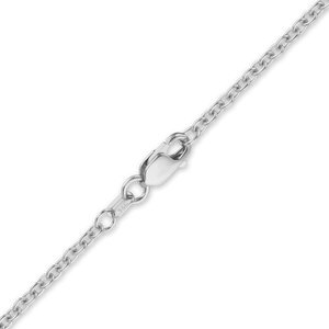 Canal St. Cable Necklace in 14K White Gold