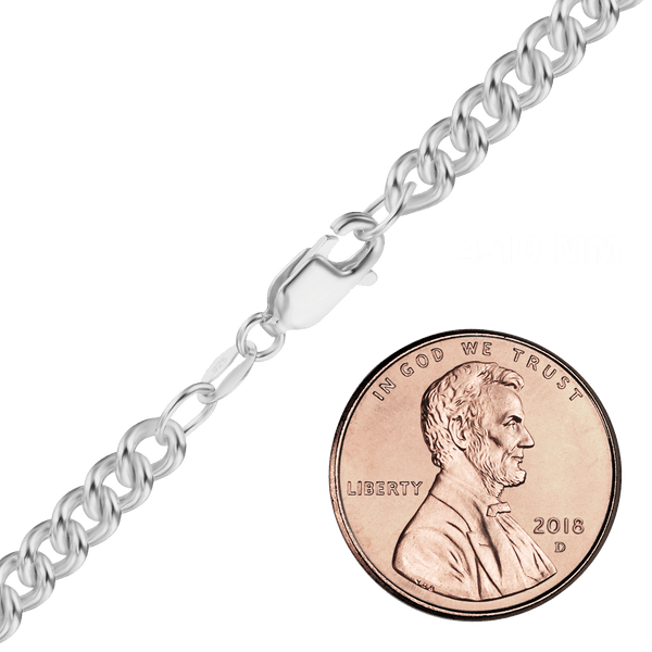Chrystie St. Curb Chain Necklace in Sterling Silver