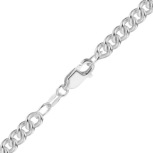 Load image into Gallery viewer, Chrystie St. Curb Chain Necklace in Sterling Silver
