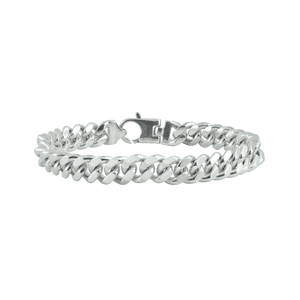 Bowery Cuban Curb Bracelet in Sterling Silver