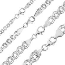 Load image into Gallery viewer, Nolita Nonna Chain Anklet in Sterling Silver
