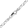 Oval Soho Rolo Chain Bracelet in Sterling Silver