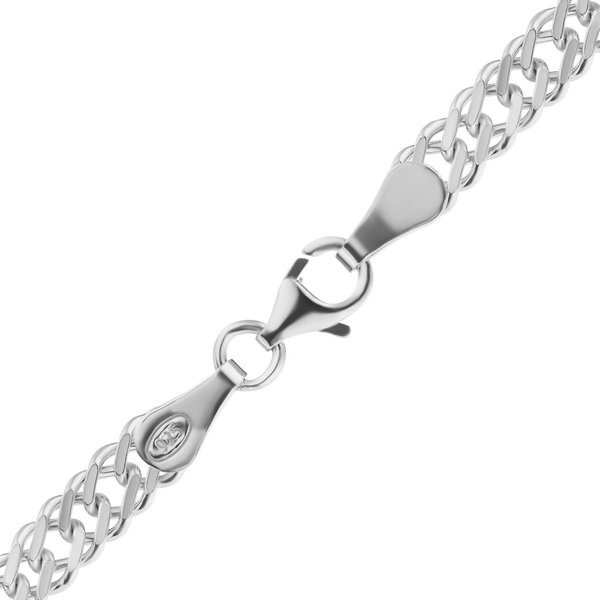 Rivington St. Rambo Chain Anklet in Sterling Silver