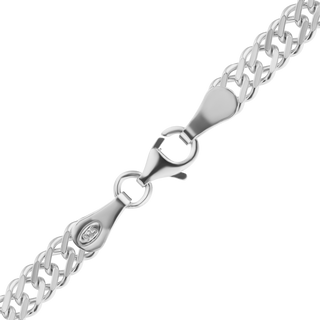 Rivington St. Rambo Chain Anklet in Sterling Silver