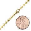 Broadway Bead Necklace in 14K Yellow Gold