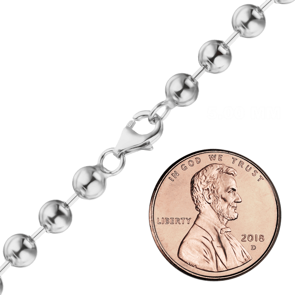 Broadway Bead Bracelet in Sterling Silver