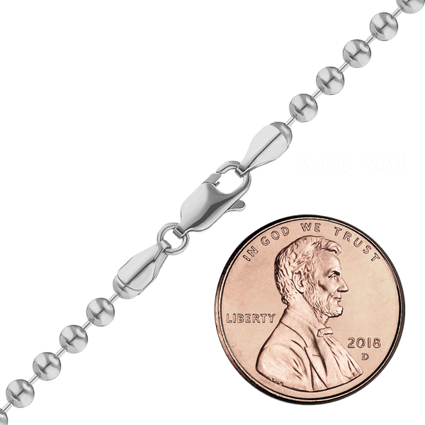 Broadway Bead Bracelet in Sterling Silver