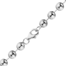 Load image into Gallery viewer, Broadway Bead Necklace in Sterling Silver
