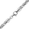 Battery Park Byzantine Chain Necklace in Sterling Silver