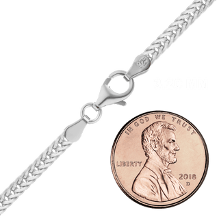 Franklin St. Foxtail Chain Necklace in Sterling Silver