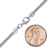 Seaport Snake Chain Necklace in Sterling Silver