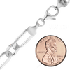 Fulton Market Figaro Chain Bracelet in Sterling Silver