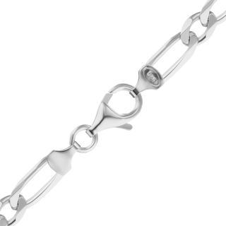 Fulton Market Figaro Chain Anklet in Sterling Silver