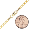 Trinity Pl. Textured Cable Necklace in 14K Yellow Gold