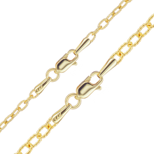 Load image into Gallery viewer, Trinity Pl. Textured Cable Anklet in 14K Yellow Gold
