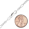 Freedom Pl. Textured Cable Chain Bracelet in Sterling Silver